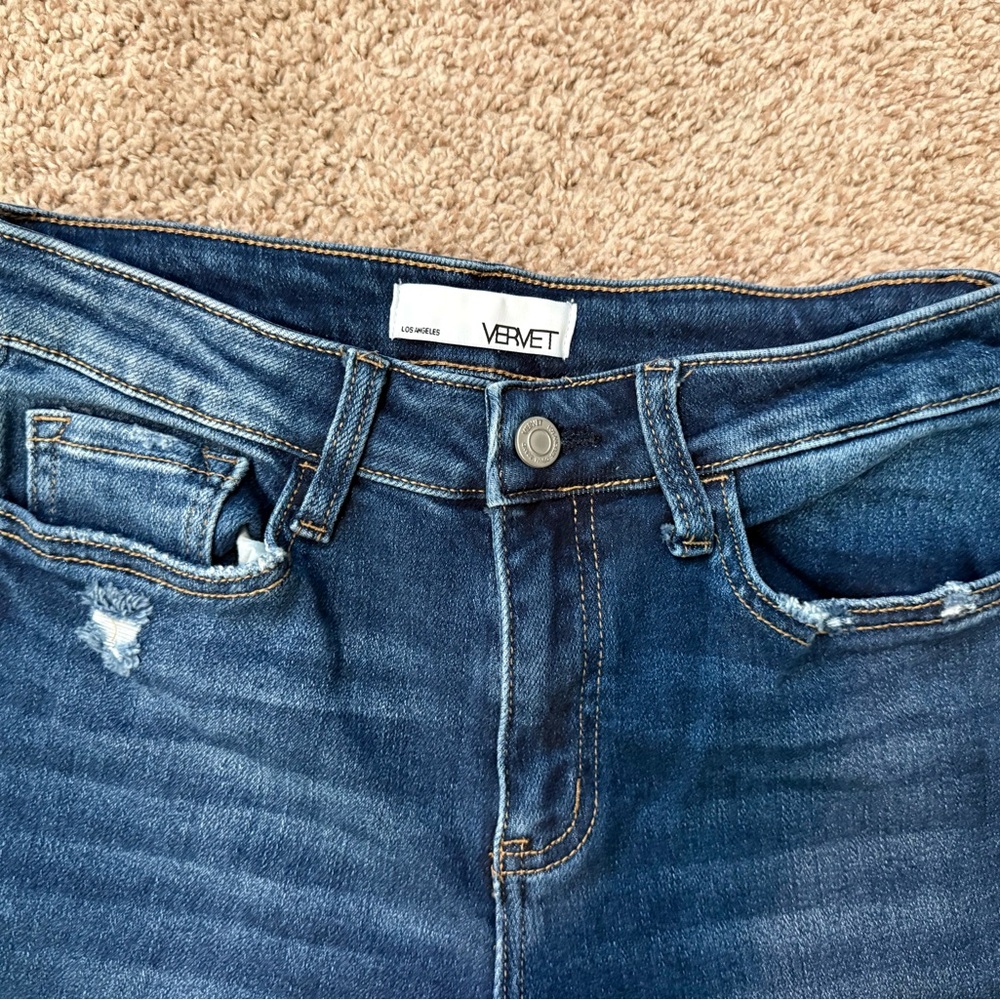 Vervet Classic Blue Denim Jeans - Picture 2 of 6
